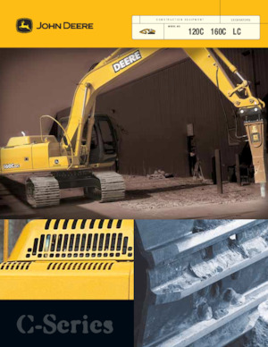 Pásová rypadla John Deere Construction 120C