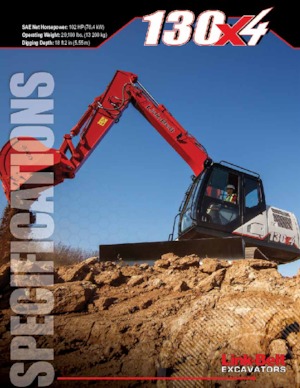 Pásová rypadla Link-Belt 130 X4