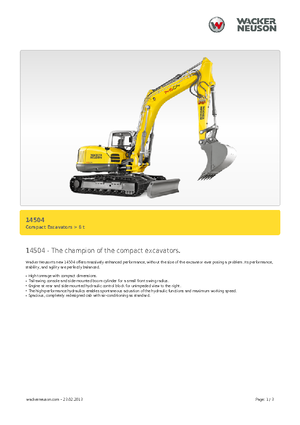 Pásová rypadla Wacker Neuson 14504