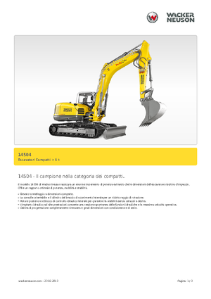 Pásová rypadla Wacker Neuson 14504