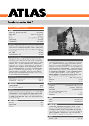 Pásová rypadla Atlas 160 LC