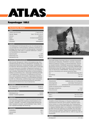 Pásová rypadla Atlas 160 LC