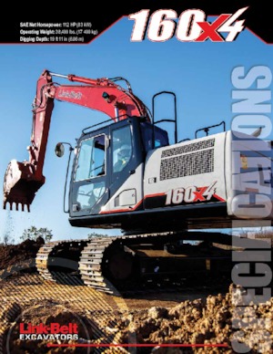 Pásová rypadla Link-Belt 160 X4