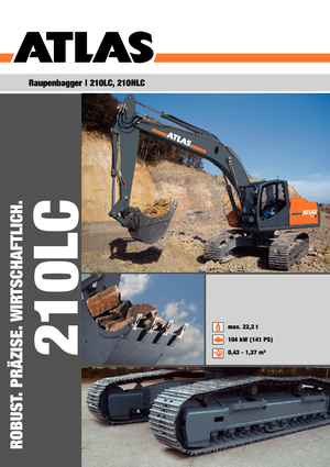 Pásová rypadla Atlas 210 LC