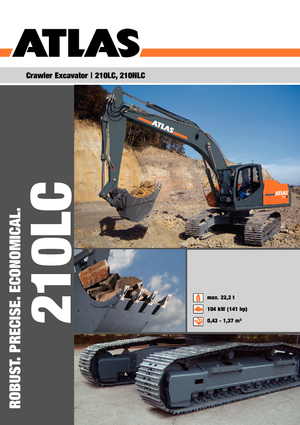 Pásová rypadla Atlas 210 LC