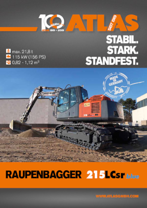 Pásová rypadla Atlas 215 LC-SR 