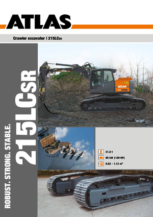 Pásová rypadla Atlas 215 LC-SR