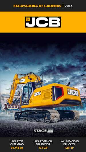 Pásová rypadla JCB 220X