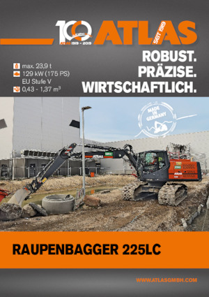 Pásová rypadla Atlas 225 LC