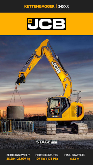 Pásová rypadla JCB 245XR