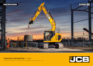 Pásová rypadla JCB 245XR