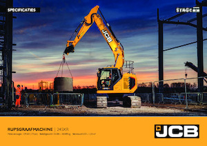 Pásová rypadla JCB 245XR