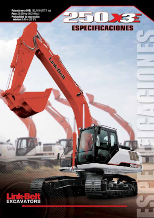 Pásová rypadla Link-Belt 250 X3E