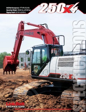 Pásová rypadla Link-Belt 250 X4