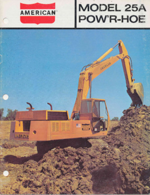Pásová rypadla American Hoist & Derrick 25A