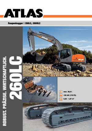 Pásová rypadla Atlas 260 LC