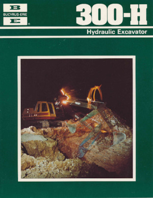 Pásová rypadla Bucyrus 300-H