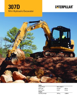 Pásová rypadla Caterpillar 307D