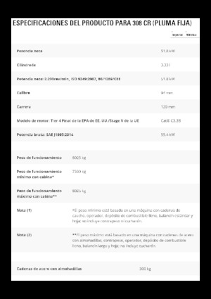 Pásová rypadla Caterpillar 308 CR