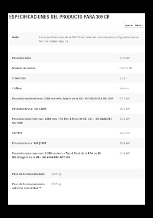 Pásová rypadla Caterpillar 309 CR