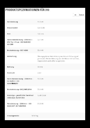 Pásová rypadla Caterpillar 310