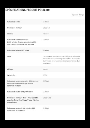 Pásová rypadla Caterpillar 310