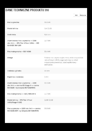 Pásová rypadla Caterpillar 310