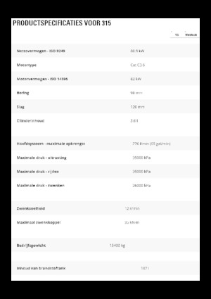 Pásová rypadla Caterpillar 315