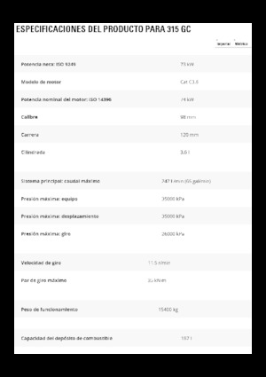 Pásová rypadla Caterpillar 315 GC
