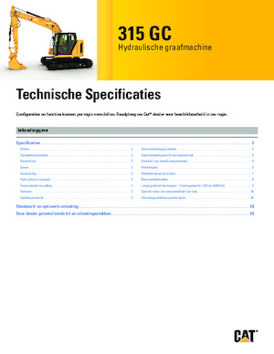 Pásová rypadla Caterpillar 315 GC