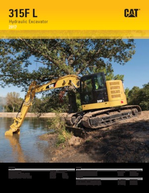 Pásová rypadla Caterpillar 315F L