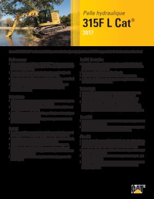 Pásová rypadla Caterpillar 315F L