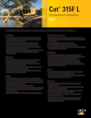 Pásová rypadla Caterpillar 315F L