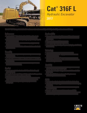 Pásová rypadla Caterpillar 316F L