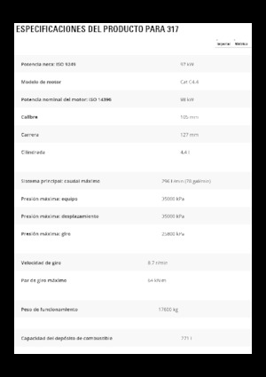 Pásová rypadla Caterpillar 317