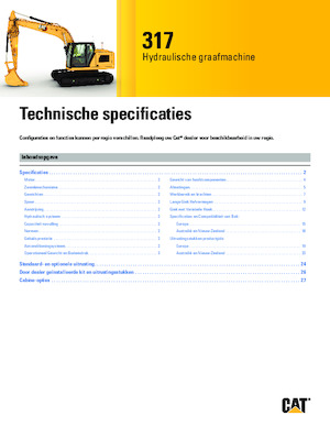 Pásová rypadla Caterpillar 317