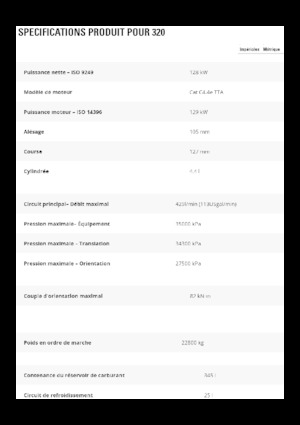 Pásová rypadla Caterpillar 320