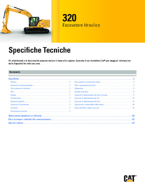 Pásová rypadla Caterpillar 320