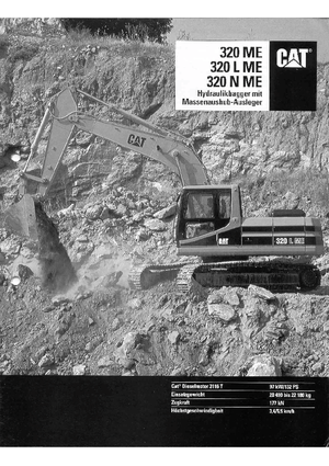 Pásová rypadla Caterpillar 320 L
