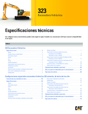 Pásová rypadla Caterpillar 323