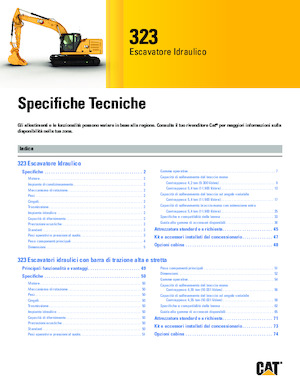 Pásová rypadla Caterpillar 323