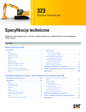 Pásová rypadla Caterpillar 323