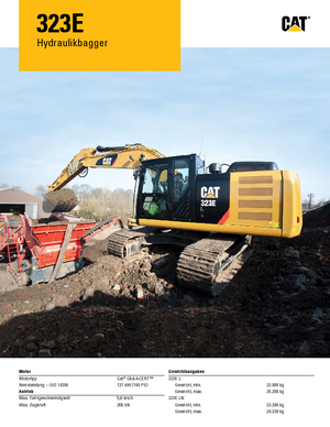 Pásová rypadla Caterpillar 323E L