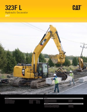 Pásová rypadla Caterpillar 323F L