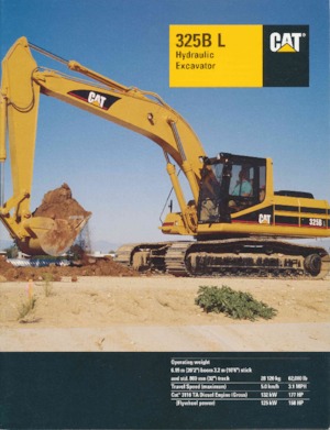 Pásová rypadla Caterpillar 325B