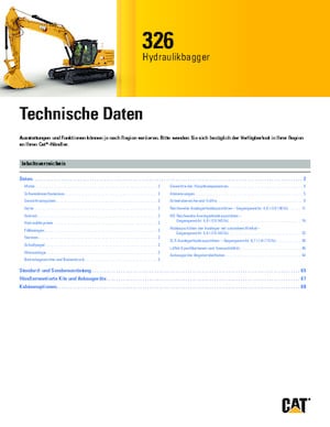 Pásová rypadla Caterpillar 326