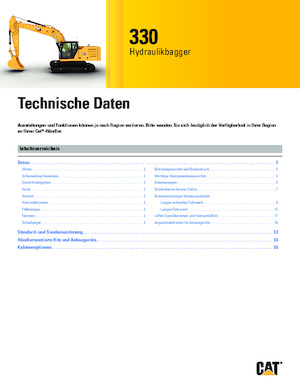 Pásová rypadla Caterpillar 330