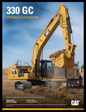 Pásová rypadla Caterpillar 330 GC