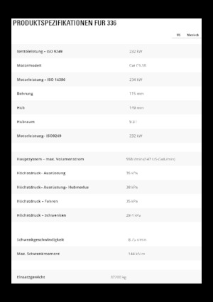 Pásová rypadla Caterpillar 336