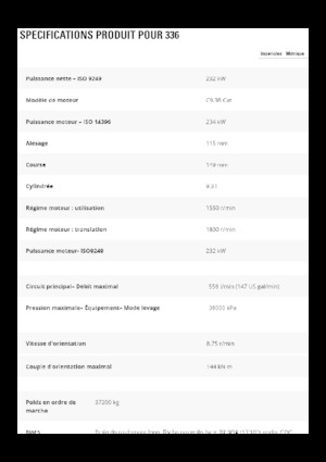 Pásová rypadla Caterpillar 336